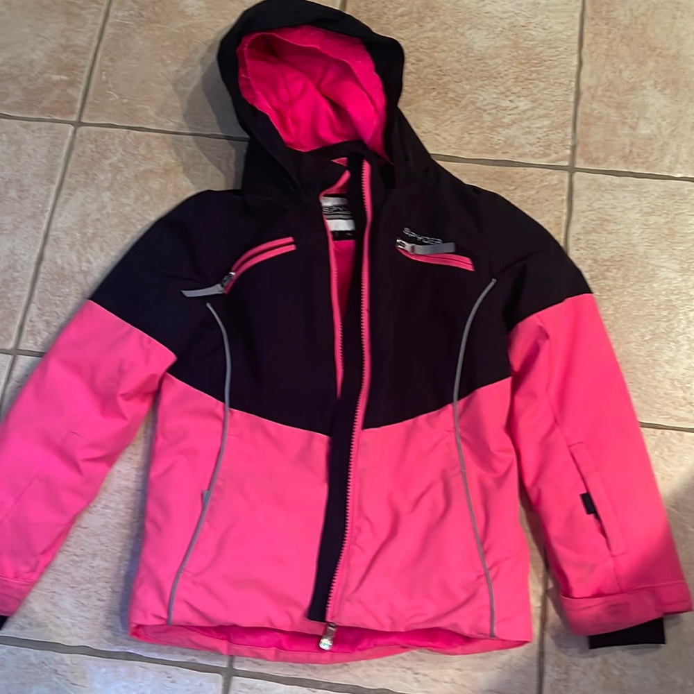 Girls spyder ski coat